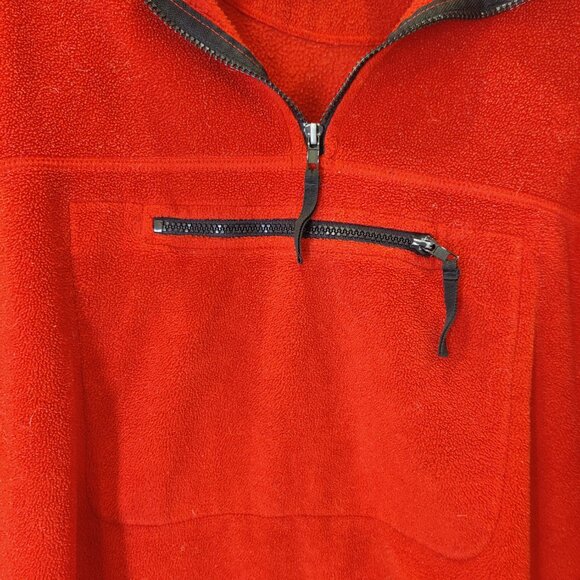 Men's Penmans Red 1/4 Zip Pullover Collared Warm Sweatshirt | L - Picture 5 of 5